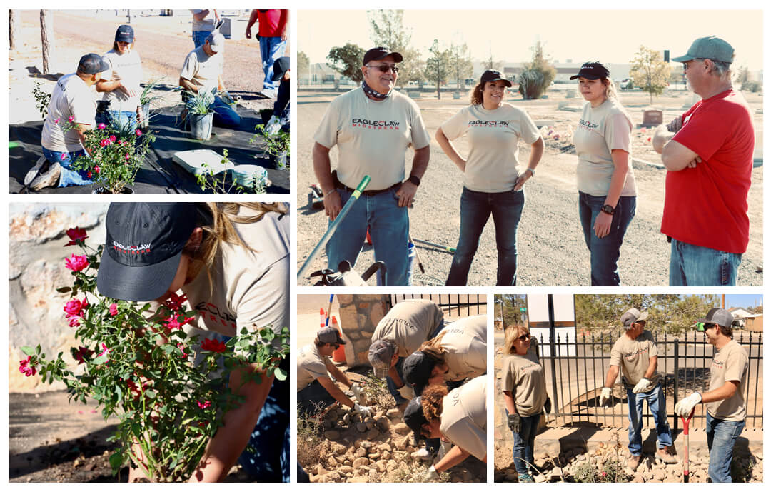 EagleClaw Midstream Helps Pecos, TX With Beautification Efforts