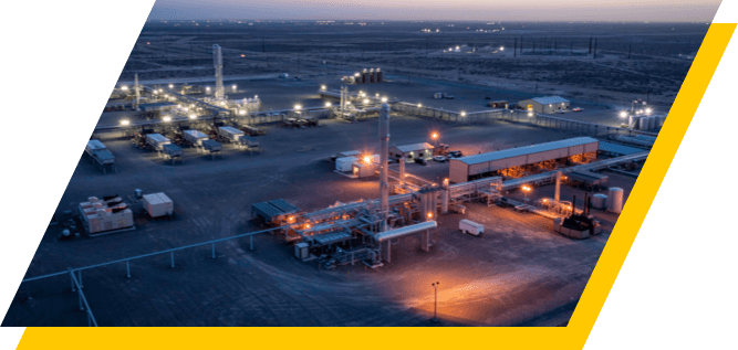 Aerial View of Kinetik's Pecos Plant